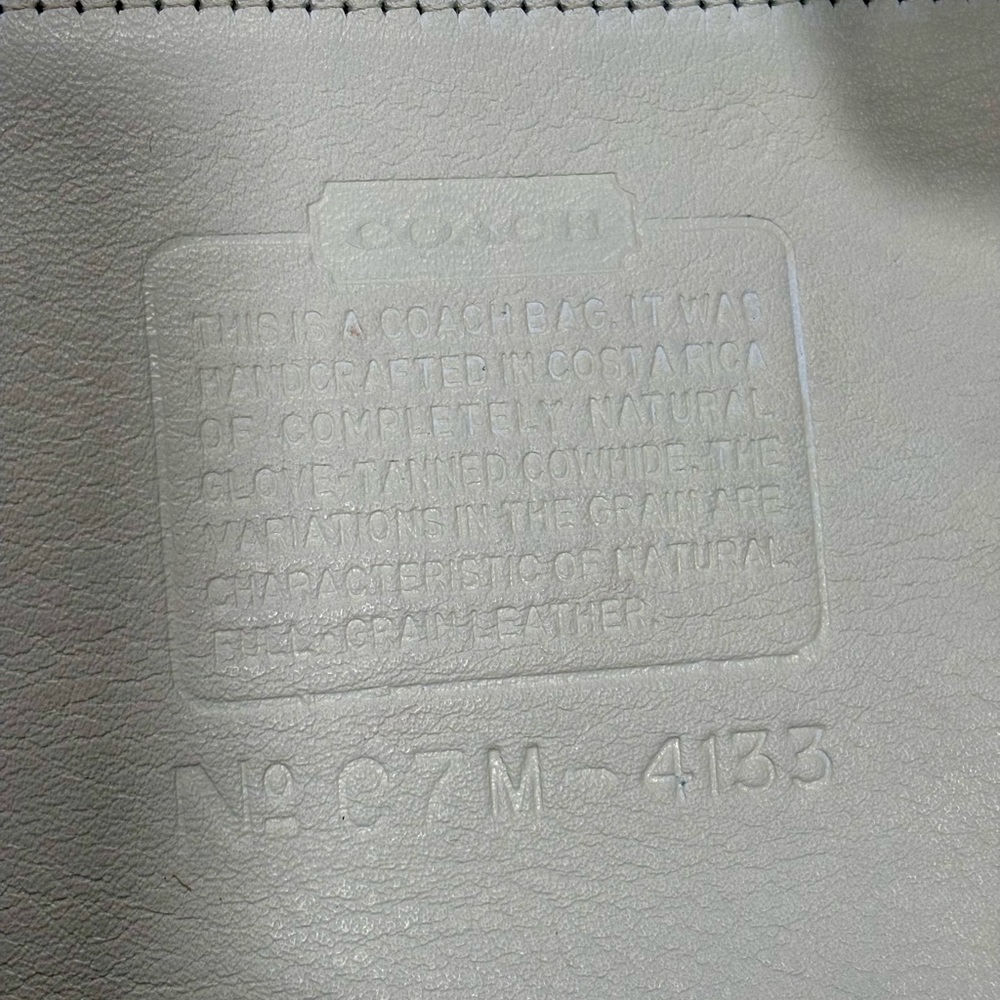 Coach vintage 4133 Soho Waverly 1996 Costa Rica in Winter White - Picture 7 of 7